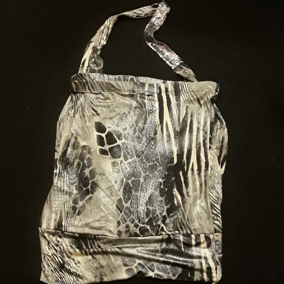 Animal print alter top blouse - Picture 4 of 6